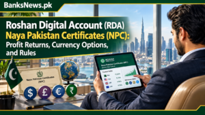 Roshan Digital Account (RDA) Naya Pakistan Certificates (NPC): Profit Returns, Currency Options, and Rules