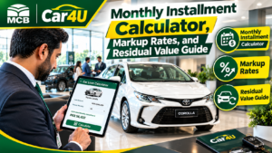 MCB Car4U: Monthly Installment Calculator, Markup Rates, and Residual Value Guide
